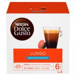 Nescafe Dolce Gusto Decaffeinated Cafe Lungo Coffee 16 Capsules (Pack 3) - 12219256 64877NE