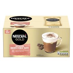 Nescafe Gold Cappuccino Unsweetened Instant Coffee Sachets (Pack 50) - 12405012 64919NE