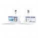 Durable reXycle 2 Card Security Pass ID Badge Holders with Clip made from 70% Recycled PP Clear (Pack 25) - 896219 65078DR