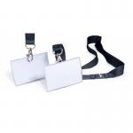 The Durable CLICK FOLD Name Tag Badge Holders are made from 70% recycled PP, with a clear design measuring 54x90mm. The pack of 10 also includes a lanyard and inserts for added convenience.