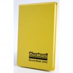 Chartwell Survey Dimension Book Weather Resistant 106x165mm Lined Numbered 1 Up Each Opening 160 Pages Yellow - 2242Z 65223EX