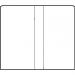 Chartwell Survey Field Book Weather Resistant 130x205mm Plain with 2 Red Centre Lines 160 Pages Yellow 2026Z 65230EX