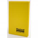 Chartwell Survey Field Book Weather Resistant 130x205mm Plain with 2 Red Centre Lines 160 Pages Yellow 2026Z 65230EX