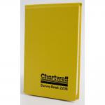 Chartwell Survey Field Book Weather Resistant 106x165mm Lined with 2 Red Centre Lines 160 Pages Yellow 2206Z 65237EX