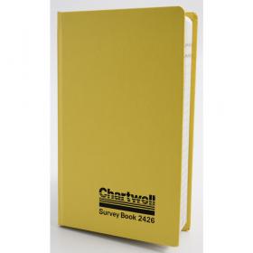 Chartwell Survey Level Collimation Book Weather Resistant 192x120mm 160 Pages Yellow 2426Z 65251EX