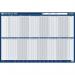This image features a wall-mounted holiday planner from ACCO Brands. It measures 915W x 610mmH and includes a wet wipe pen and sticker pack. The planner is unmounted and perfect for organizing staff schedules and events for the year 2026.