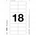 Avery Printable Inserts 65mm x 30mm All printer types 180 Inserts 10 Sheets - 6530 65365AV