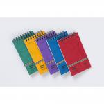 Clairefontaine Europa Minor Pad Wirebound Pressboard Cover Ruled 120 Pages Assorted Colours (Pack 20) 4920Z 65370EX