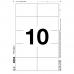 Avery Printable Inserts 85mm x 54mm All printer types 100 inserts 10 Sheets - 8554 65372AV