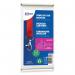 The image shows a pack of 10 Avery Recycled Lanyards in red, each with a trigger clip. These name badge accessories from Avery UK are sleek and eco-friendly, perfect for professional events or daily use. The lanyards are durable and feature the Avery logo.