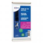 Avery Recycled Lanyard Black with Trigger Clip (Pack 10) - 4842N 65386AV
