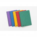 Clairefontaine Europa Notemaker A4 Wirebound Pressboard Cover Notebook Ruled 120 Pages Assorted Colours (Pack 10) 4860Z 65391EX