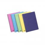 Clairefontaine Europa Notemaker A4 Wirebound Pressboard Cover Notebook Ruled 120 Pages Assorted Colours (Pack 10) 3154Z 65405EX