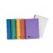 Clairefontaine Europa Notemaker A5 Wirebound Pressboard Cover Notebook Ruled 120 Pages Assorted Colours (Pack 10) 4850Z 65419EX