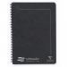 Clairefontaine Europa Notemaker A5 Wirebound Pressboard Cover Notebook Ruled 120 Pages Black (Pack 10) - 4852 65433EX