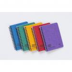 Clairefontaine Europa Notemaker A6 Wirebound Pressboard Cover Notebook Ruled 120 Pages Assorted Colours (Pack 10) - 482/1138Z 65440EX