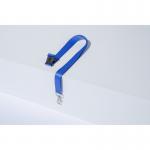 Avery Recycled BlueWhite Pre-Printed Lanyard with 2cm Wide Carabiner - R4828WB-1 65449AV