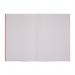 Rhino A4 Exercise Book 80 Page Plain Red (Pack 50) - VEX668-205-6 65519VC