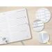 Jolie Diary 2026 A5 Week To View Hardcover Sparkle Leaves - J6803 65778SG