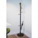 Alba Coat Stand 6 Pegs Plus 3 Mini Pegs Wood And Steel H175cm Black - PMMUSIC N 65869AL