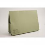 Guildhall Double Pocket Legal Wallet Manilla Foolscap 315gsm Green (Pack 25) - 214-GRNZ 65979EX