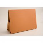 Guildhall Double Pocket Legal Wallet Manilla Foolscap 315gsm Orange (Pack 25) - 214-ORGZ 65993EX