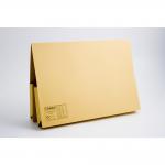 Guildhall Double Pocket Legal Wallet Manilla Foolscap 315gsm Yellow (Pack 25) - 214-YLWZ 66014EX