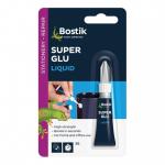 Bostik 3g Glu and Fix Super Glue Liquid Tube Safety Cap Clear (Pack 12) - 30813340 66039BK