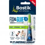 Bostik Fix and Glue Gel 3g (Pack 6) - 30614763 66060BK