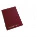 Guildhall Headliner Account Book Casebound 298x203mm 10 Cash Columns 80 Pages Red 38/10Z 66147EX