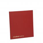 Guildhall Headliner Account Book Casebound 298x273mm 21 Cash Columns 80 Pages Red 4821Z 66175EX