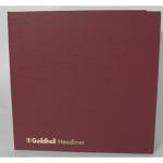 Guildhall Headliner Account Book Casebound 298x305mm 4 Debit 16 Credit 80 Pages Red 584-16Z 66203EX