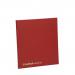 Guildhall Headliner Account Book Casebound 298x273mm 6 Debit 12 Credit 80 Pages Red - 48/6-12Z 66217EX