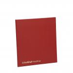 Guildhall Headliner Account Book Casebound 298x273mm 6 Debit 12 Credit 80 Pages Red - 48/6-12Z 66217EX