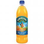 Robinsons No Added Sugar Orange Squash 1 Litre (Pack 12) - 0402109x12 66226XX