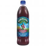 Robinsons No Added Sugar Apple and Blackcurrant Squash 1 Litre (Pack 12) - 0402063x12 66233XX