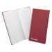 Guildhall Petty Cash Book 298x152mm 1 Debit 7 Credit 80 Pages Red T272Z 66322EX