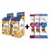 Bic Cristal Ballpoint Pen 1.0mm Tip 0.32mm Line Blue (Pack 50) x 2 Plus 3 FREE Packs of Elizabeth Shaw Biscuits 9 Biscuits Per Pack (Pack 140g) 66359XX