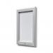 Deflecto A3 Lockable Wall Mounted 32mm Aluminium Snap Frame Literature Display Sign Holder Silver - SFA3LS 66373DF