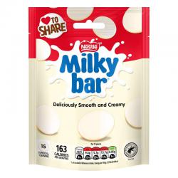 Milkybar Giant Buttons White Chocolate Bag (Single 94g Bag) - 12609520 66506NE