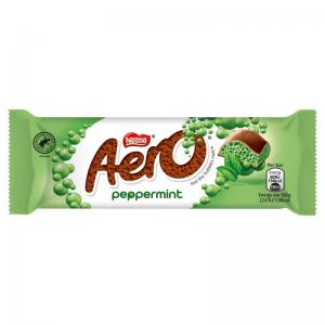 Aero Bubbly Peppermint Chocolate Bar 36g Case 24 - 12481261 66527NE