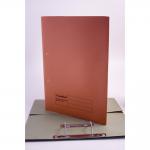 Guildhall Transfer Spring Transfer Pocket File Manilla Foolscap 315gsm Orange (Pack 25) - 349-ORGZ 66539EX