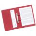 Guildhall Transfer Spring Transfer Pocket File Manilla Foolscap 315gsm Red (Pack 25) - 349-REDZ 66553EX