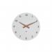 Alba Quartz Wall Clock 300mm Diameter WhiteWalnut - HORMILENA BC 66562AL