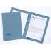 Guildhall Spring Transfer File Manilla Foolscap 315gsm Blue (Pack 50) - 348-BLUZ 66567EX