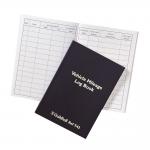 Guildhall Vehicle Mileage Book 149x104mm 120 Pages Black T43Z 66616EX