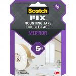 Scotch Fix Mirror Double-sided Mounting Tape Holds up to 5Kg 19mm x 5m (Roll) - 7100263202 66646MM