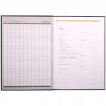 Rhodia A4 Casebound Hard Cover Notebook Ruled 192 Pages (Pack 3) 119230C 66686EX