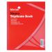 Silvine 254x203mm Triplicate Memo Book Carbon Ruled 1-100 Taped Cloth Binding 100 Sets (Pack 6) 66718SC