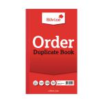 Silvine 210x127mm Duplicate Order Book Carbon Ruled 1-100 Taped Cloth Binding 100 Sets (Pack 6) - 610 66725SC